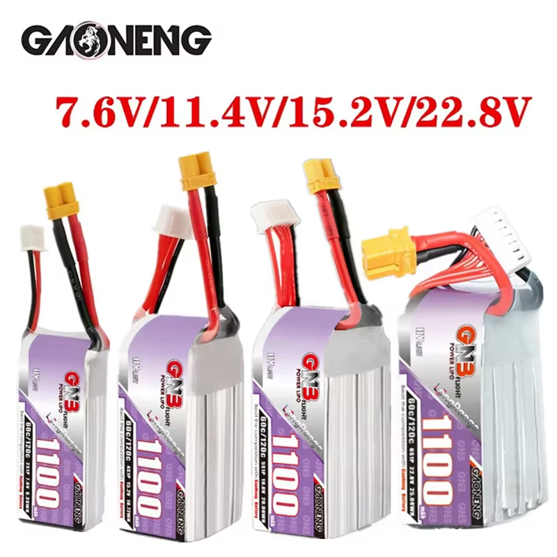 Analog Fpv Transmitter - GNB 1100mAh 2S 3S 4S 6S