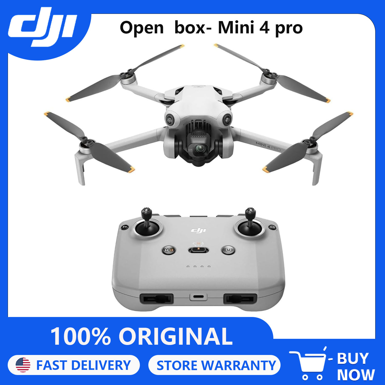 Drone Rc N2 - Open Box-DJI Drones Mini 4 Pro