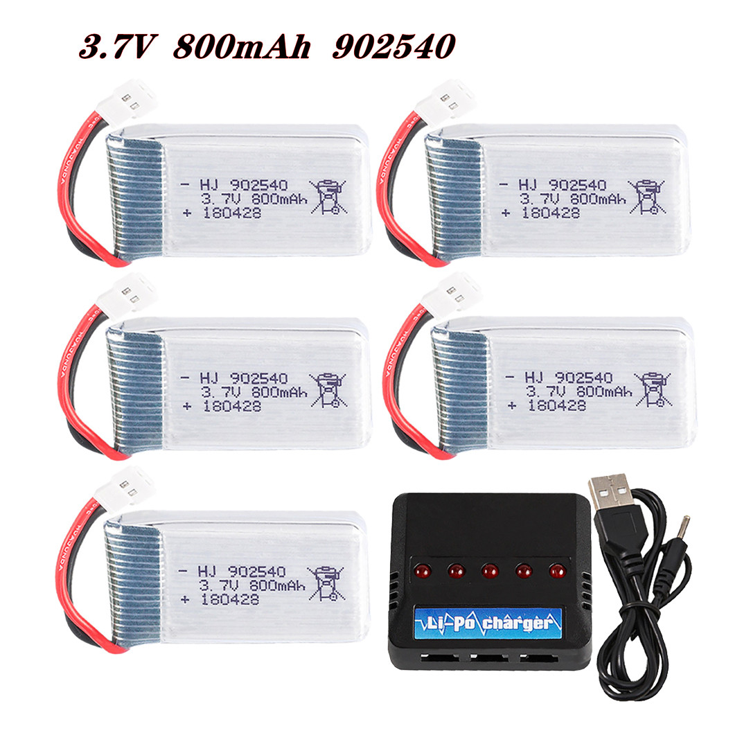 Analog Fpv Transmitter - 3.7V 800mAh 902540 25C Lipo Battery