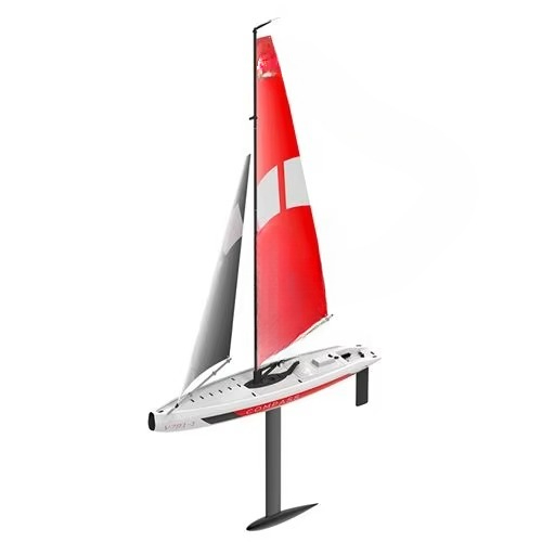 Rc Boat - Remote-Controlled Sailboat Unpowered Compass Competition Ship