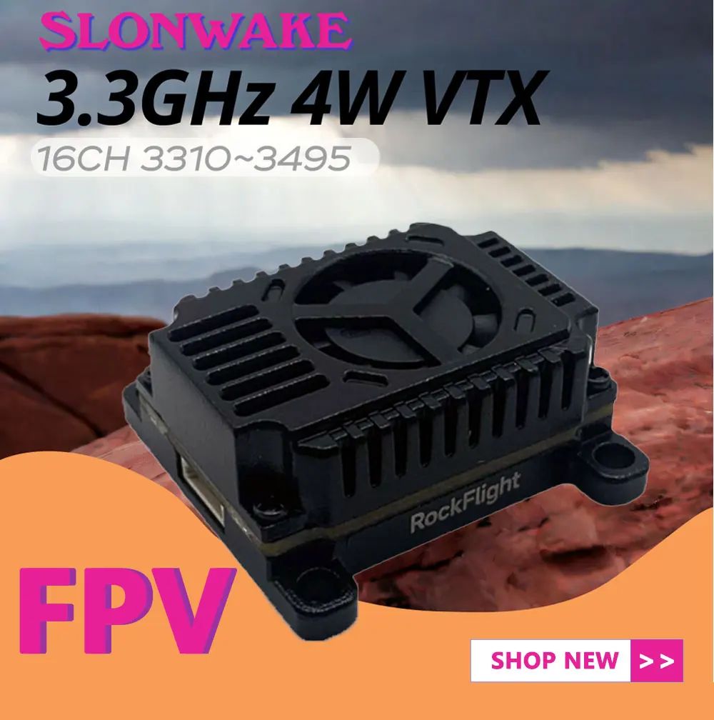SLONWAKE FPV 3.3G 16CH 4000mW  - Drone Rc Car review and price
