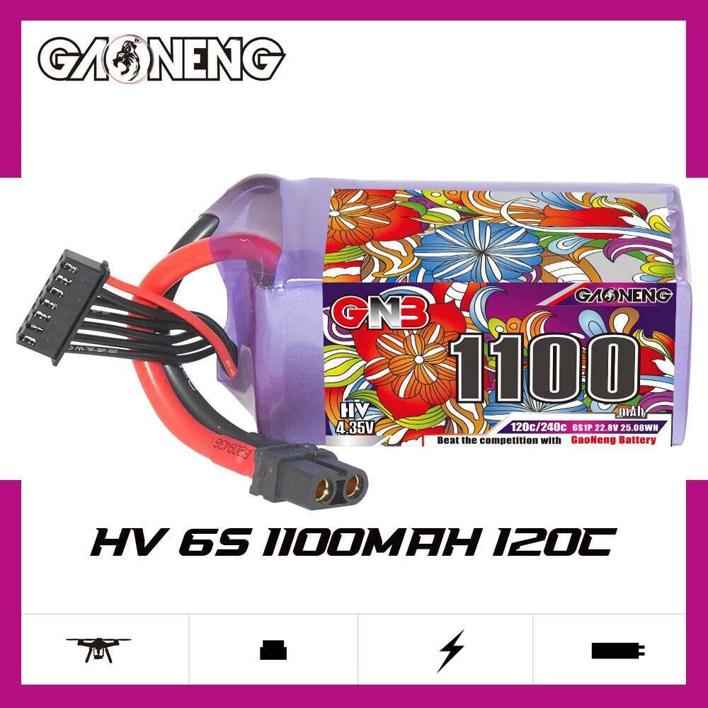 2Pcs GNB 6S Lipo Battery 22.8V - Analog Fpv Transmitter review and price