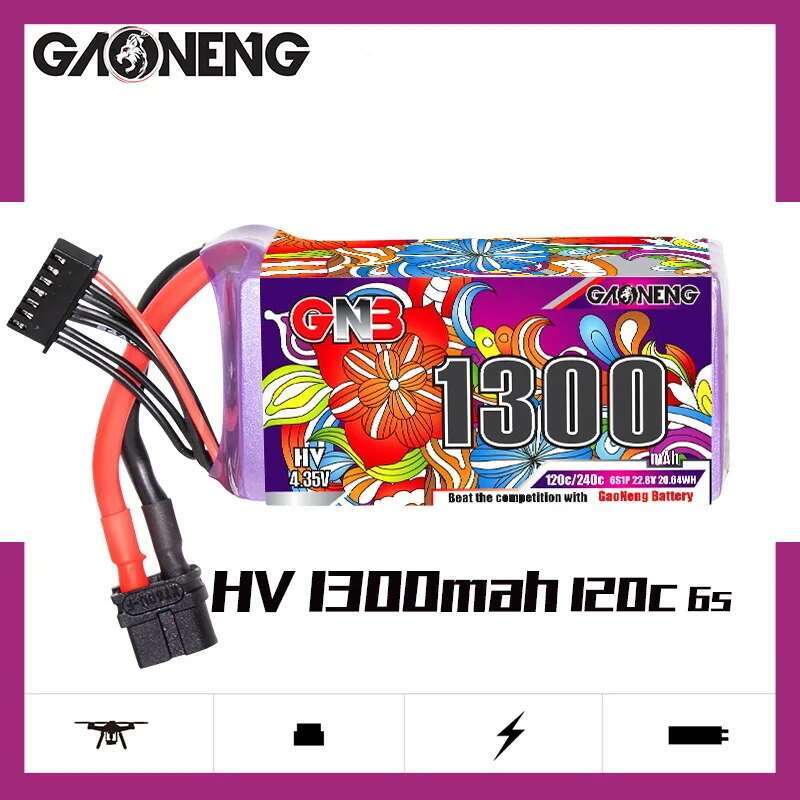 2Pcs GNB 6S Lipo Battery 22.8V - Analog Fpv Transmitter review and price