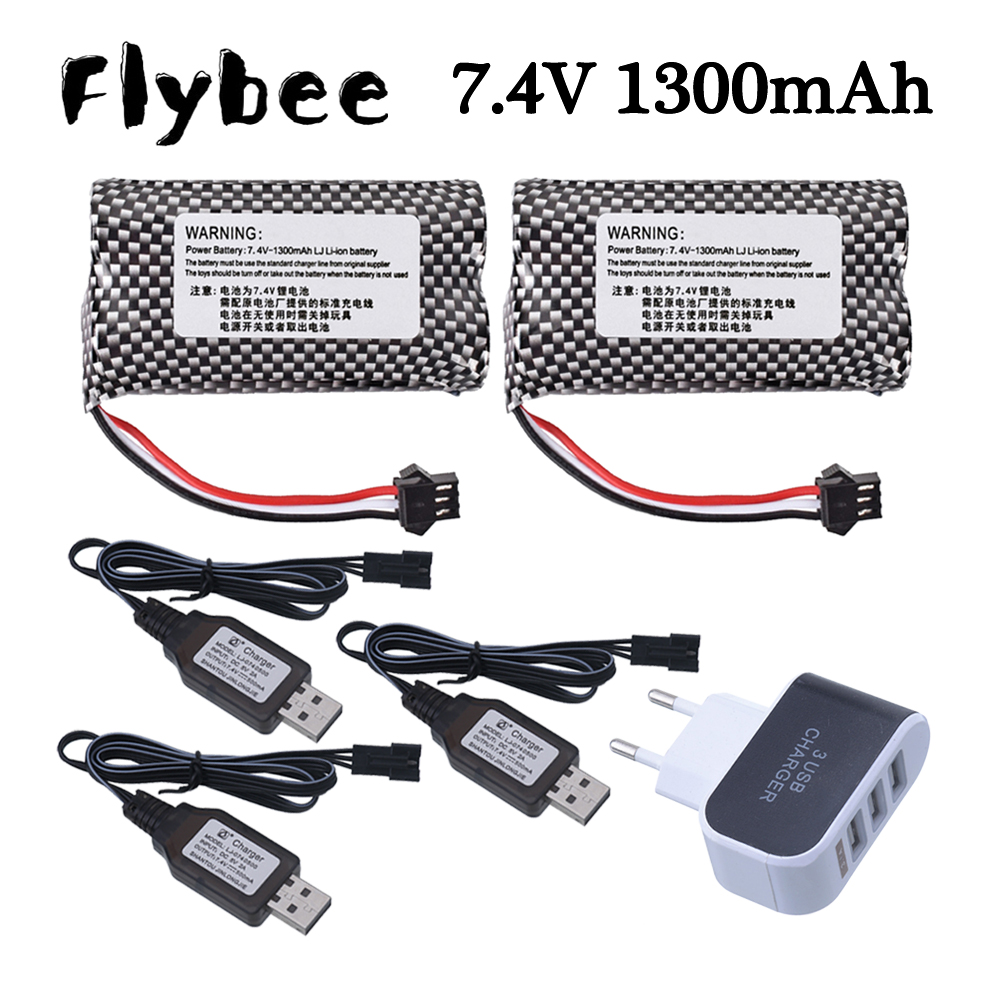 7.4V 1300mAh Li-ion Battery SM - Lipo Battery Charger review and price