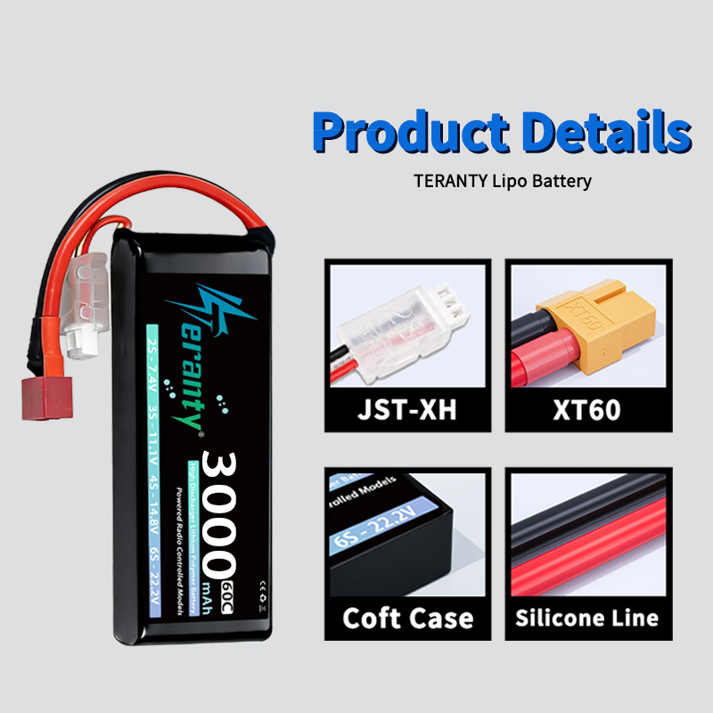 TERANTY 2S 3000mAh Lipo Batter - Drone Rc Car review and price