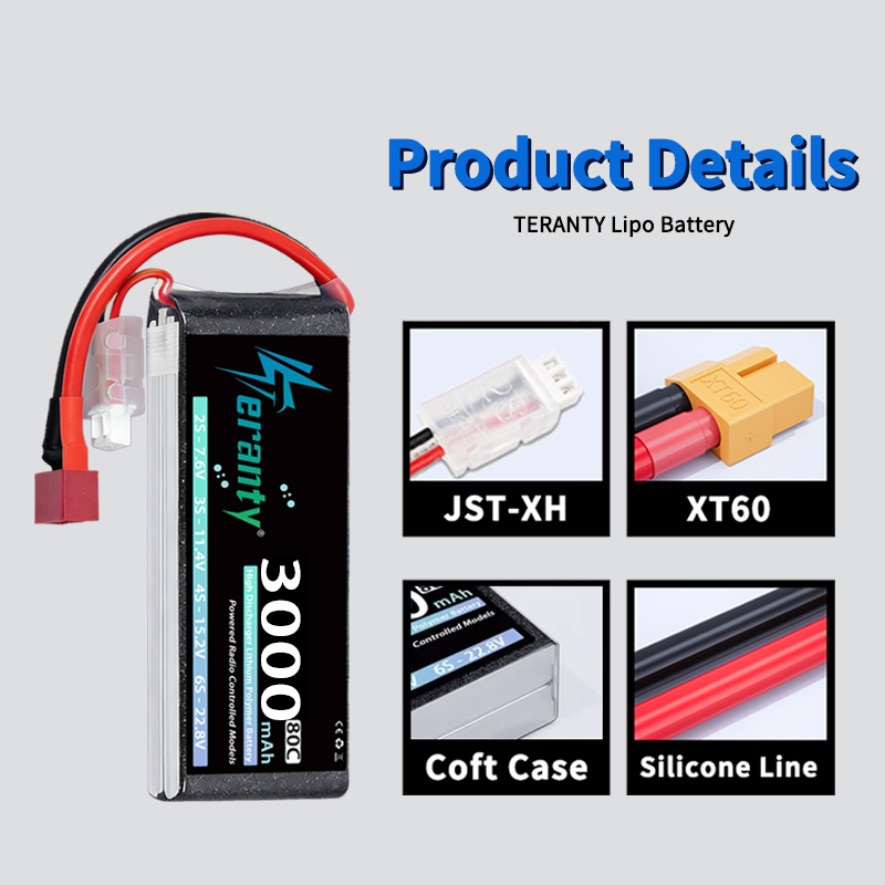 TERANTY 2S 3000mAh Lipo Batter - Drone Rc Car review and price