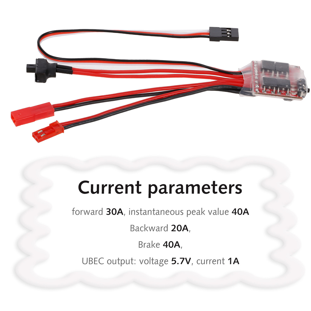 Mini RC Car 30A Brushed ESC Fo - Rc Boat review and price