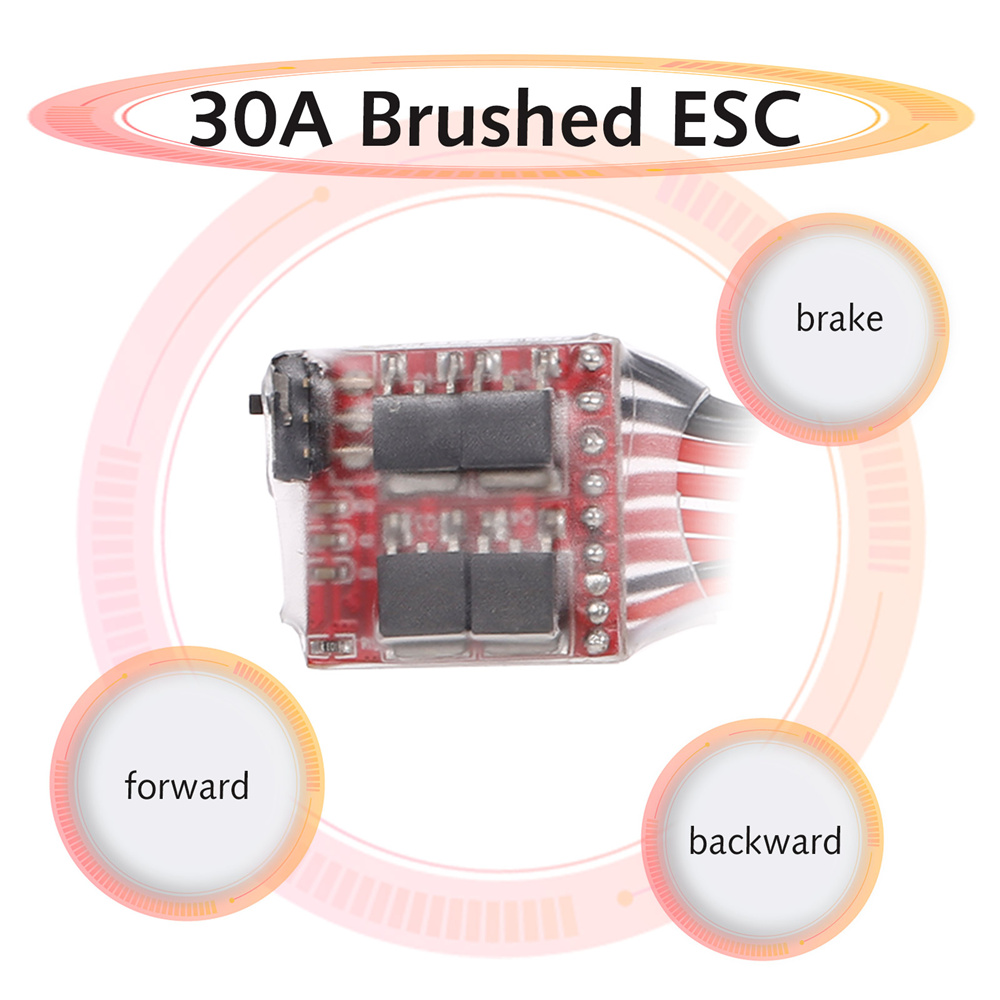 Mini RC Car 30A Brushed ESC Fo - Rc Boat review and price