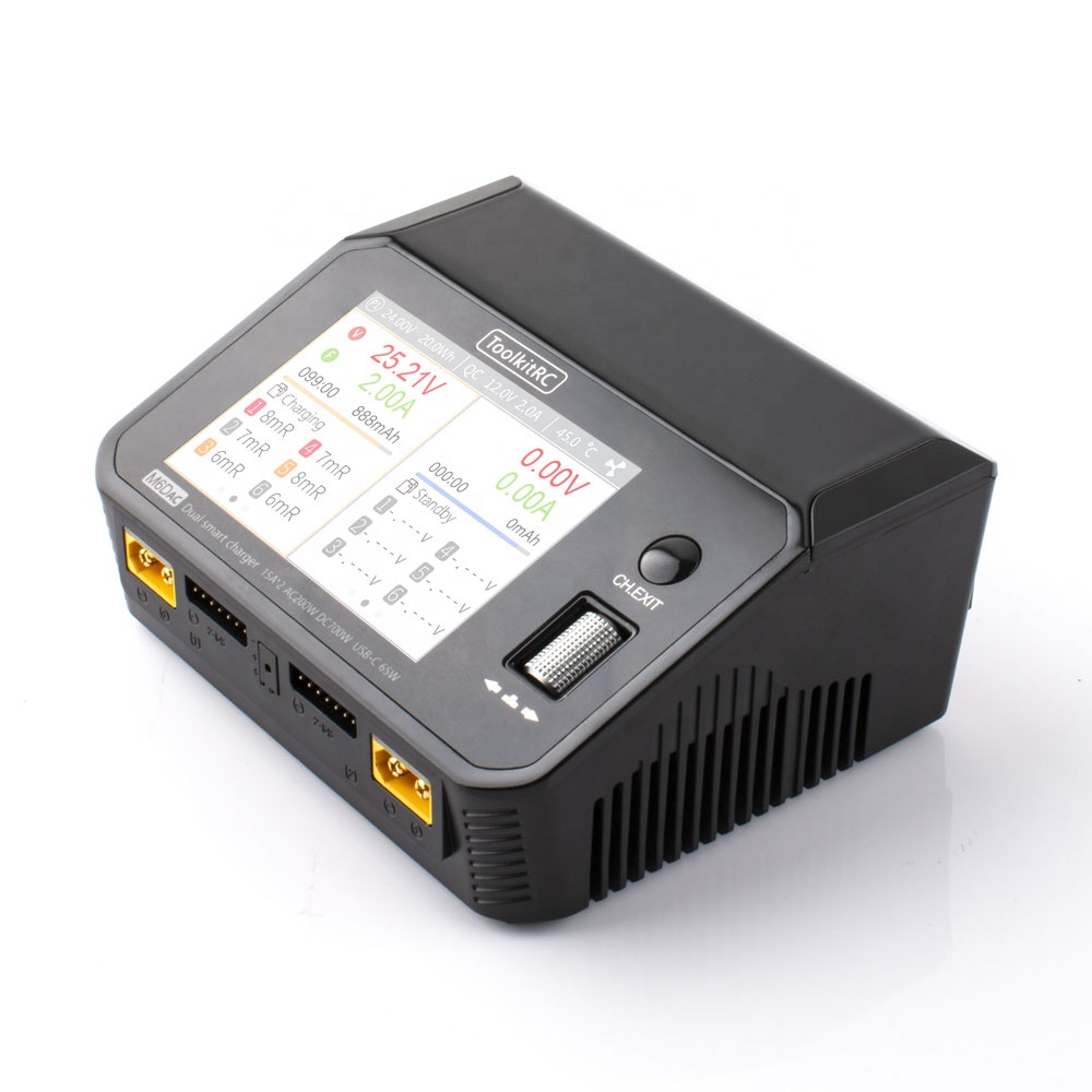 Toolkitrc M6DAC 350W X 2 USB-C - Lipo Battery Charger review and price