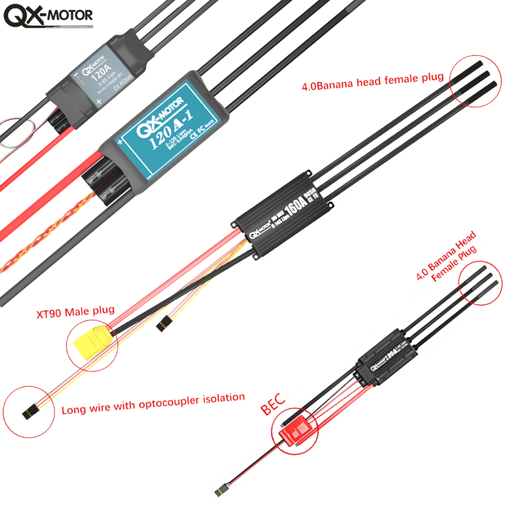 QX-MOTOR Brushless ESC series  - Drone Rc Car review and price