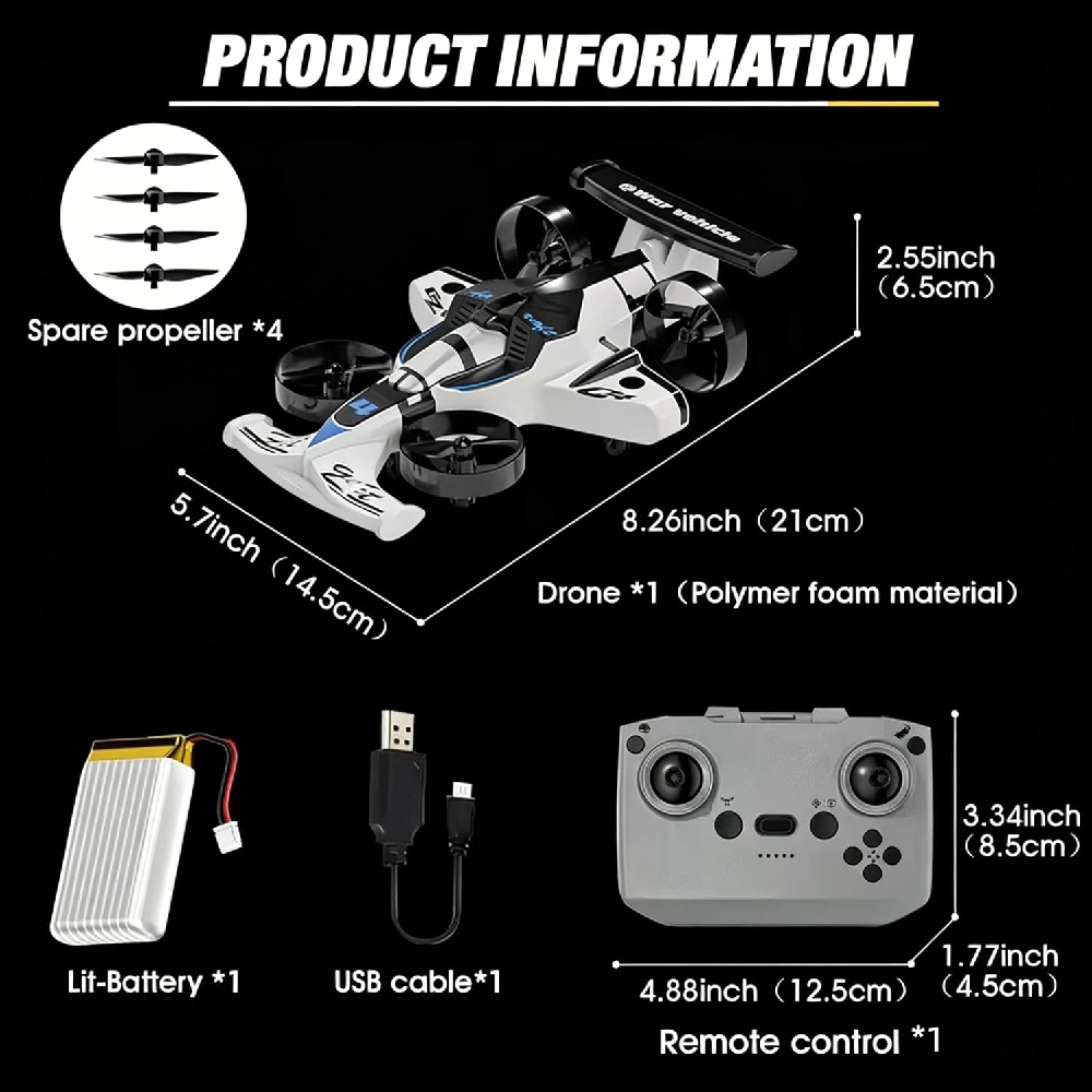 Dual Mode Remote Controlled Fl - Rc Drone And Flying Car review and price