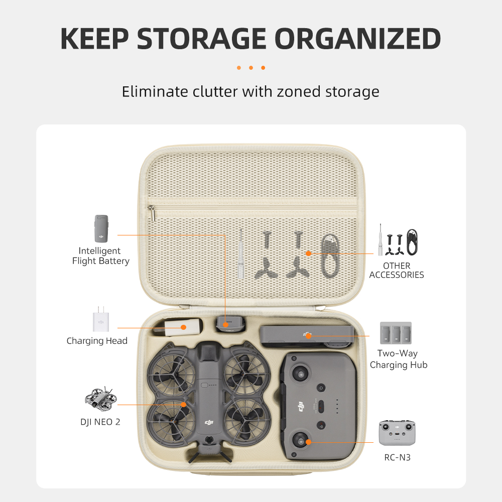 Storage Bag for DJI Neo 2 Fly  - Drone Dji Rc N3 review and price