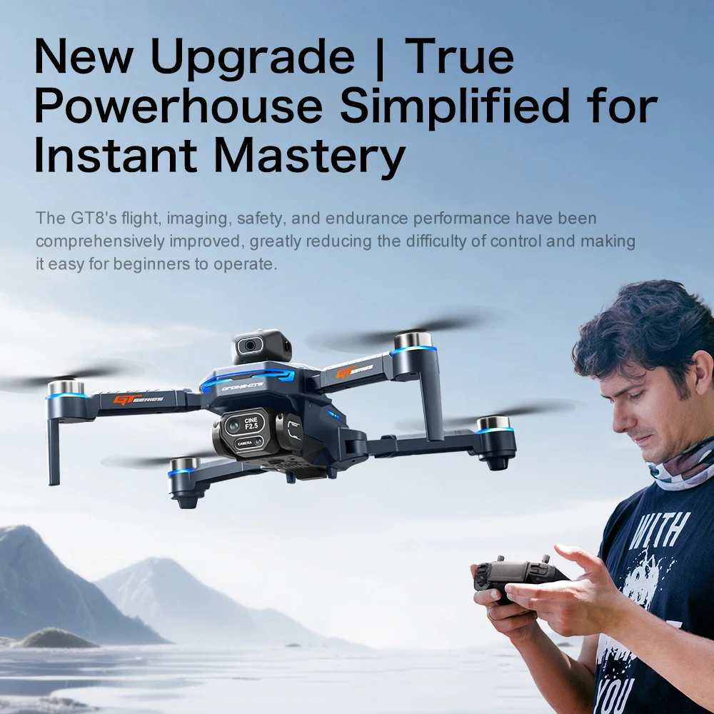 Original GT8 Drone GPS 8k Came - Drone Gt8 Rc review and price