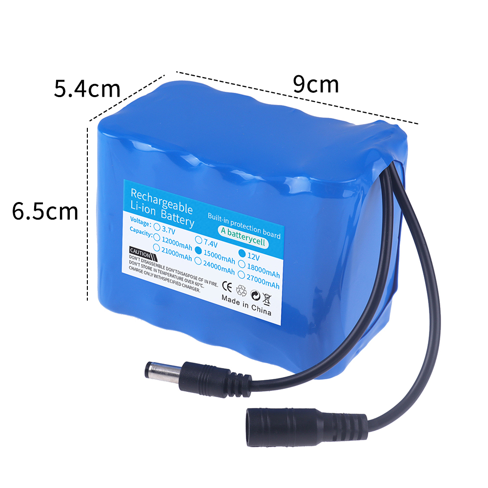 Fishing Battery 12v 3S5P 15Ah  - Lipo Battery Charger review and price