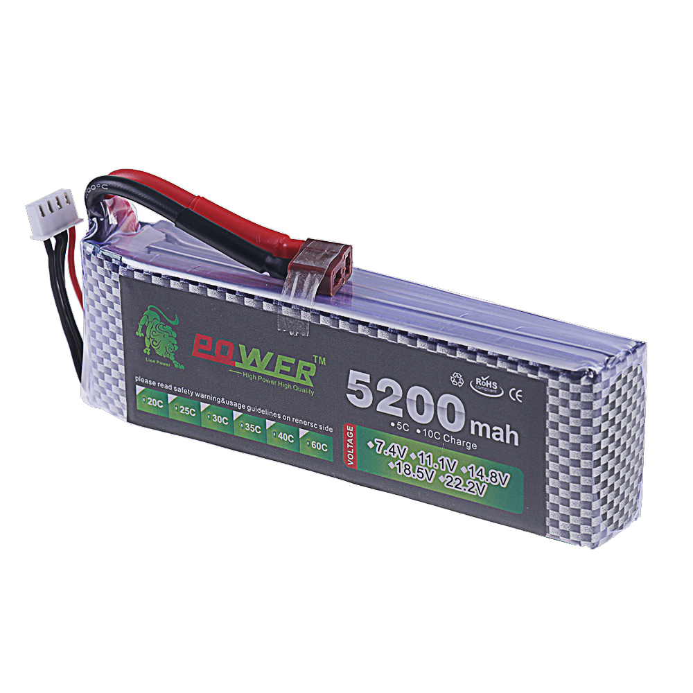 3S Lipo Battery 11.1V 5200mah  - Drone Rc Car review and price