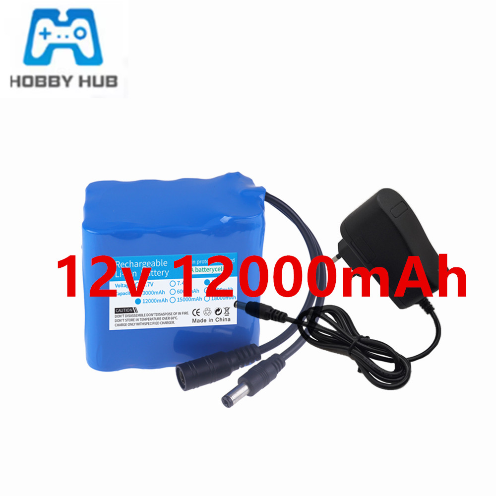 12V 12000mah Battery 3S4P Real - Lipo Battery Charger review and price